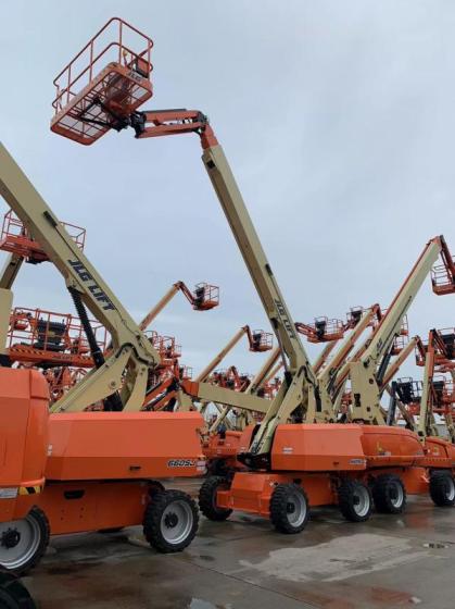 Wheeled Telescopic Boom Lift Used Manlift S-65 for Sale with Maximum Working Height of 19.81 Meters