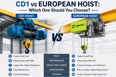 CD1 vs European Wire Rope Hoist (Cost, Performance &amp; Whic