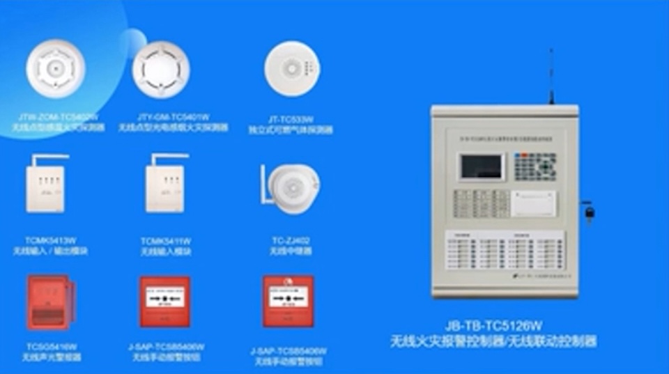 Wireless Addressable Fire Alarm System